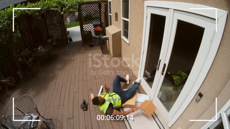 Fall detection frame